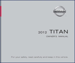 2012 nissan titan user manual, nissan manual, nissan nissan