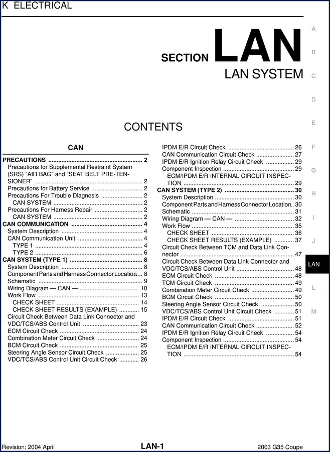 nissan/infiniti g35 coupe service manual, nissan/infiniti service manual, nissan/infiniti g35