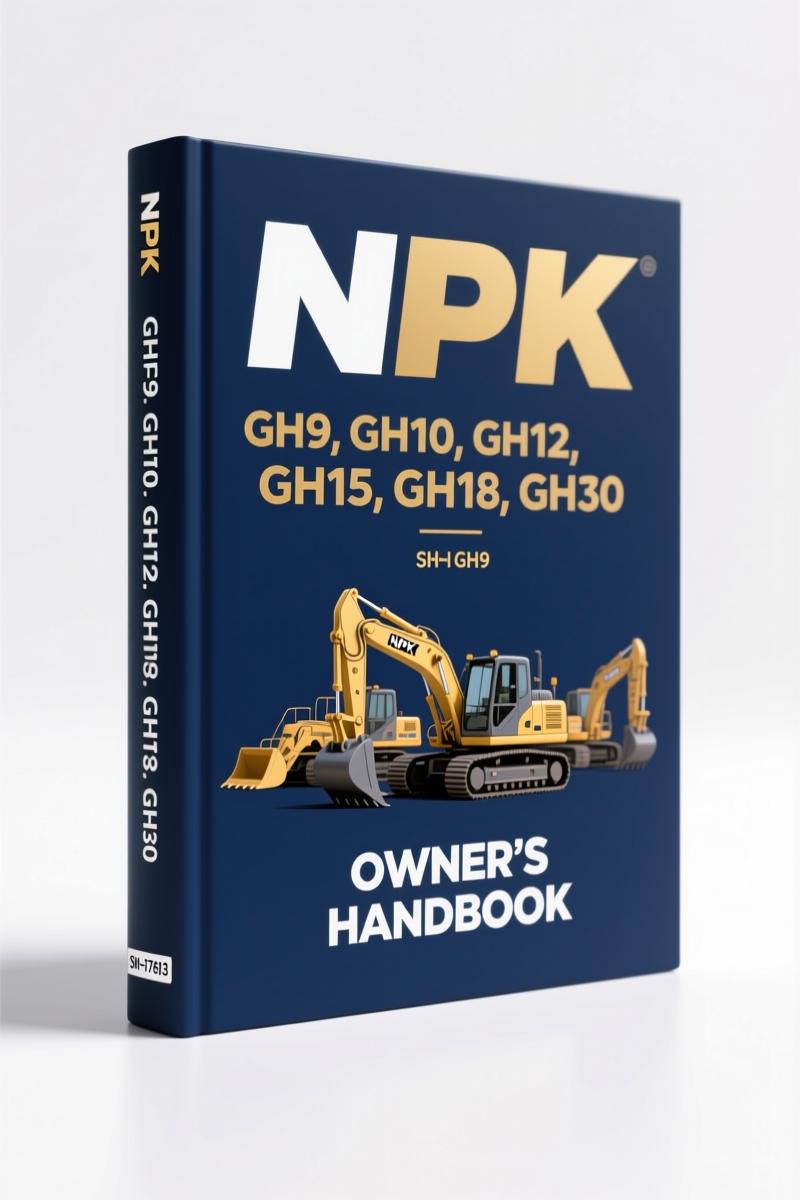 npk gh9, gh10, gh12, gh15, gh18 2007 operators, npk manual, npk gh9,