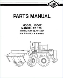 o&k 1500z 1990 parts catalog, o&k parts catalog, o&k 1500z