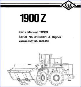 o&k 1900 z parts catalog, o&k parts catalog, o&k 1900