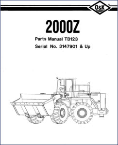 o&k 2000z 1989 parts catalog, o&k parts catalog, o&k 2000z