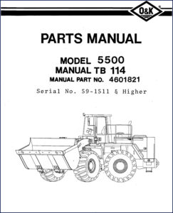 o&k 5500 parts catalog, o&k parts catalog, o&k 5500