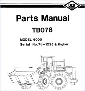 o&k 6000 1976 parts catalog, o&k parts catalog, o&k 6000
