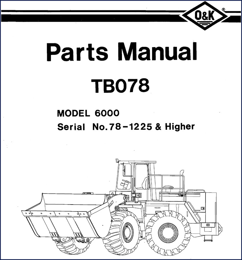 o&k 6000 1976 parts catalog, o&k parts catalog, o&k 6000
