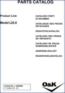 o&k l25.6 2004 parts catalog, o&k parts catalog, o&k l25.6