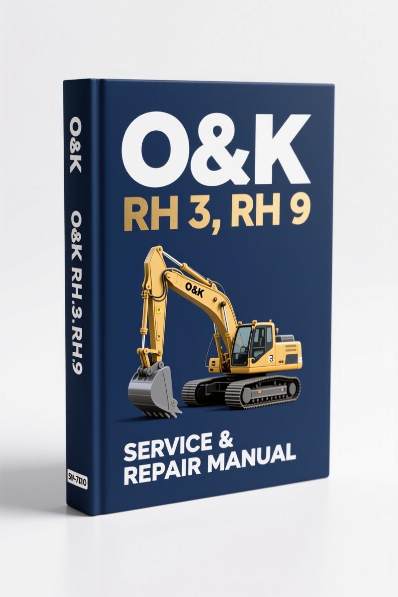 o&k rh 3, rh 9 1974 technical manual, o&k manual, o&k rh