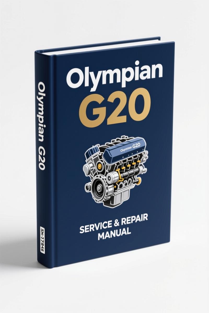 olympian g20 service manual, olympian service manual, olympian g20