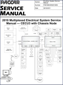 paccar cecu3 2011 service manual, paccar service manual, paccar cecu3