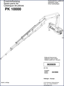 palfinger pk 10000 2000 parts catalog, palfinger parts catalog, palfinger pk
