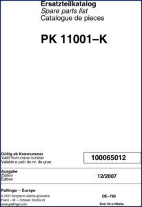 palfinger pk 11001, palfinger manual, palfinger pk