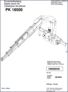 palfinger pk 18500 2004 parts catalog, palfinger parts catalog, palfinger pk