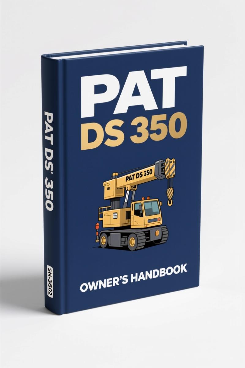 pat ds 350 2001 operators manual, pat manual, pat ds