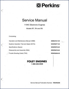perkins 1104c service manual, perkins service manual, perkins 1104c