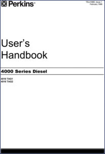 perkins 4016 tag1, tag2 1998 user manual, perkins manual, perkins 4016