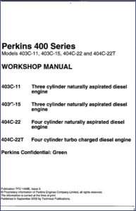perkins 403c, perkins manual