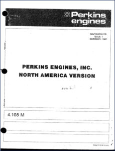 perkins 4.108 m 1981 service manual, perkins service manual, perkins 4.108