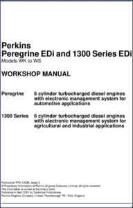 perkins peregrine edi 1300 series workshop manual 2001, perkins workshop manual, perkins peregrine