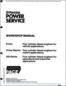 perkins prima, prima marine, 500 series 1992 workshop, perkins workshop manual, perkins prima,