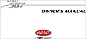 peterbilt 587 2010 user manual, peterbilt manual, peterbilt 587