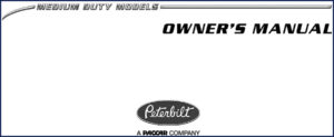 peterbilt medium duty 2009 user manual, peterbilt manual, peterbilt medium