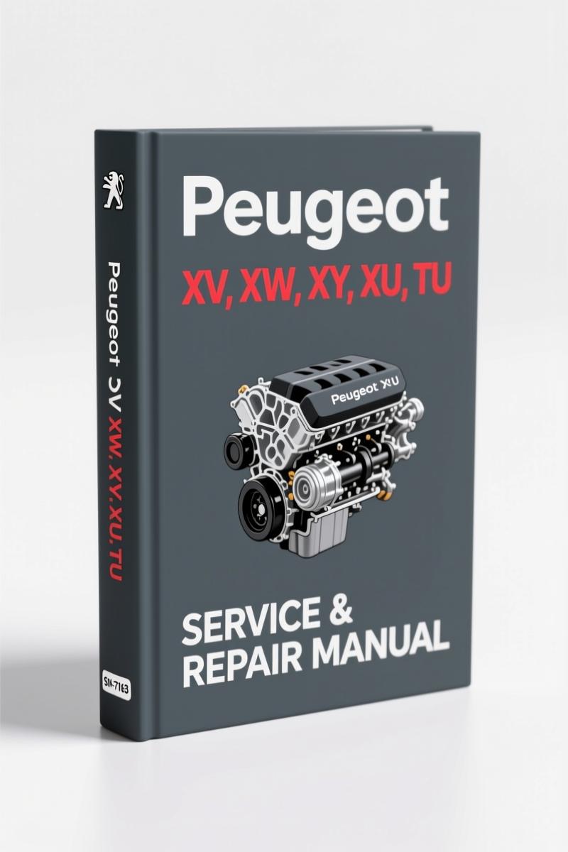peugeot xv, xw, xy, xu, tu service manual, peugeot service manual, peugeot xv,