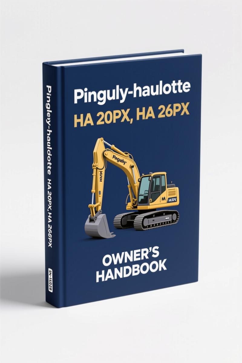 ha 20px / ha 26px operators manual, pinguely-haulotte manual, pinguely-haulotte 20px