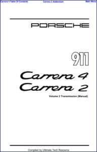 porsche 911 carrera 4 & carrera 2 1995, porsche workshop manual, porsche 911