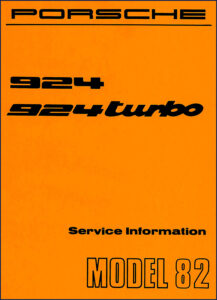 porsche 924 924 turbo 1982 service manual, porsche service manual, porsche 924