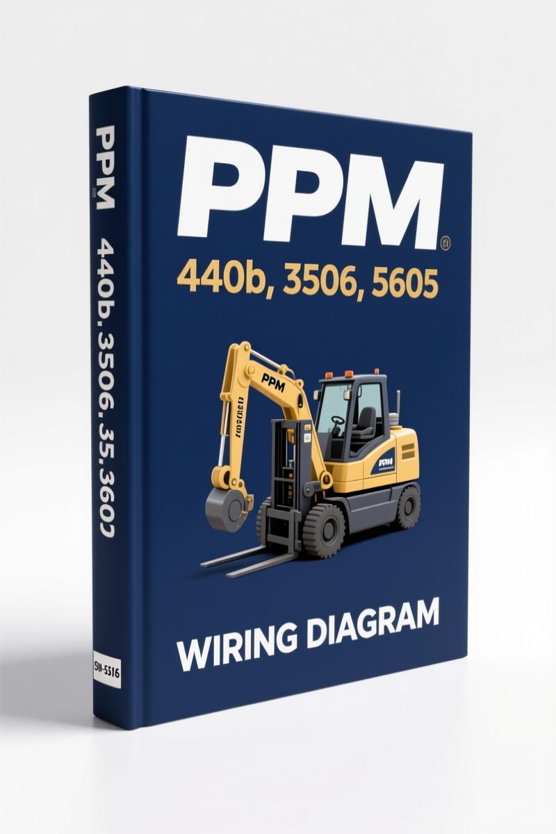 ppm 440b, 3506, 5605 hydraulic schematic, ppm manual, ppm 440b,