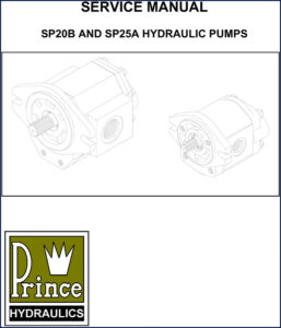 prince hydraulics sp20b, sp25a service manual, prince hydraulics service manual, prince hydraulics hydraulics