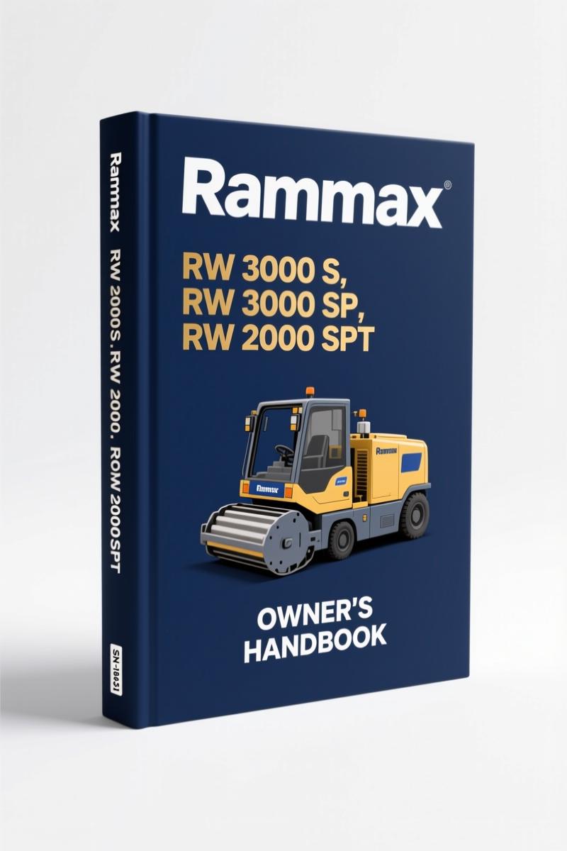 rammax rw 3000 s/sp/spt operators manual, rammax manual, rammax rw