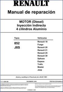 renault trucks 18, fuego, 20, 21, 25 2000, renault trucks repair manual, renault trucks trucks