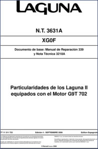 Renault Trucks Laguna II 2006 Repair Manual – OEM Factory Specs