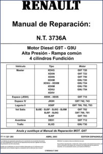 renault trucks master, espace, vel satis, trafic, laguna, renault trucks repair manual, renault trucks trucks