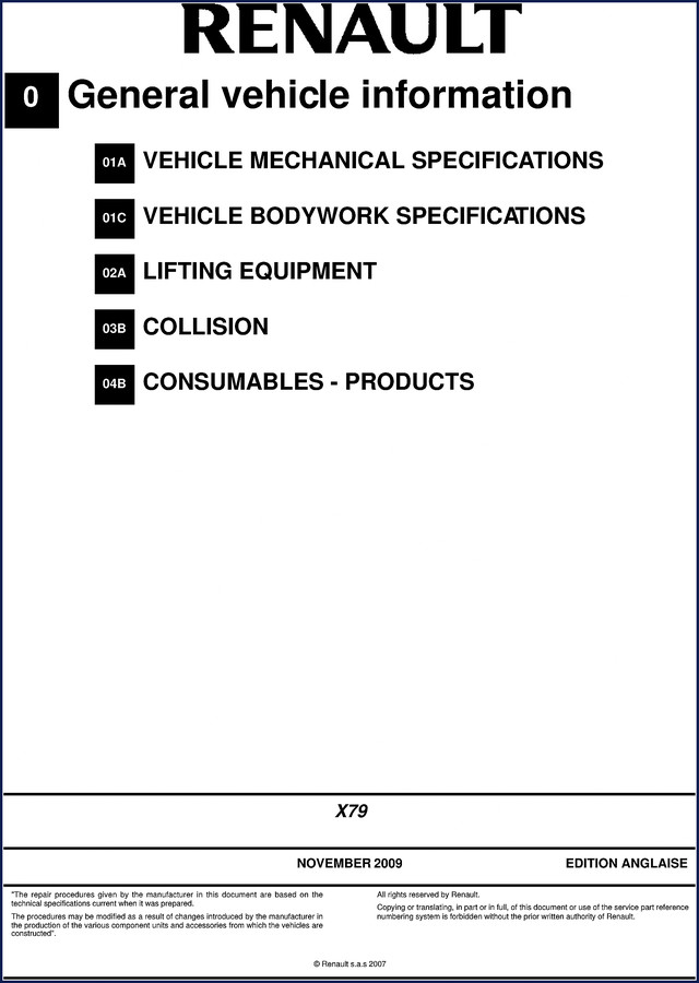 renault trucks x79 2009 workshop manual, renault trucks workshop manual, renault trucks trucks