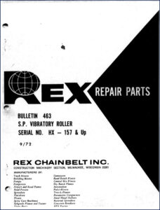1972 terexlift s.p. vibratory roller parts catalog, terexlift parts catalog, terexlift terexlift