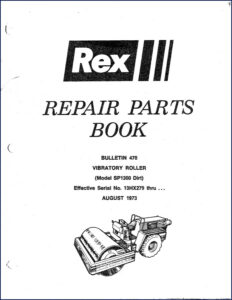 terexlift sp1300 1973 parts catalog, terexlift parts catalog, terexlift sp1300