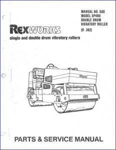 rexworks sp400 1982 parts catalog, rexworks parts catalog, rexworks sp400