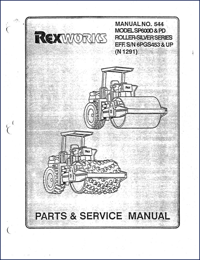 rexworks sp600d sp600pd parts catalog, rexworks parts catalog, rexworks sp600d