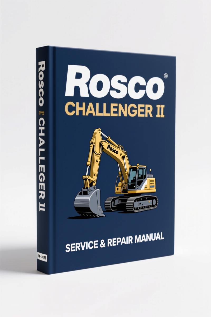 rosco challenger ii 2002 technical manual, rosco manual, rosco challenger