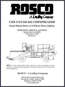 rosco csh, rosco manual