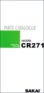 sakai cr271 parts catalog, sakai parts catalog, sakai cr271