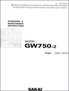 sakai gw750, sakai manual