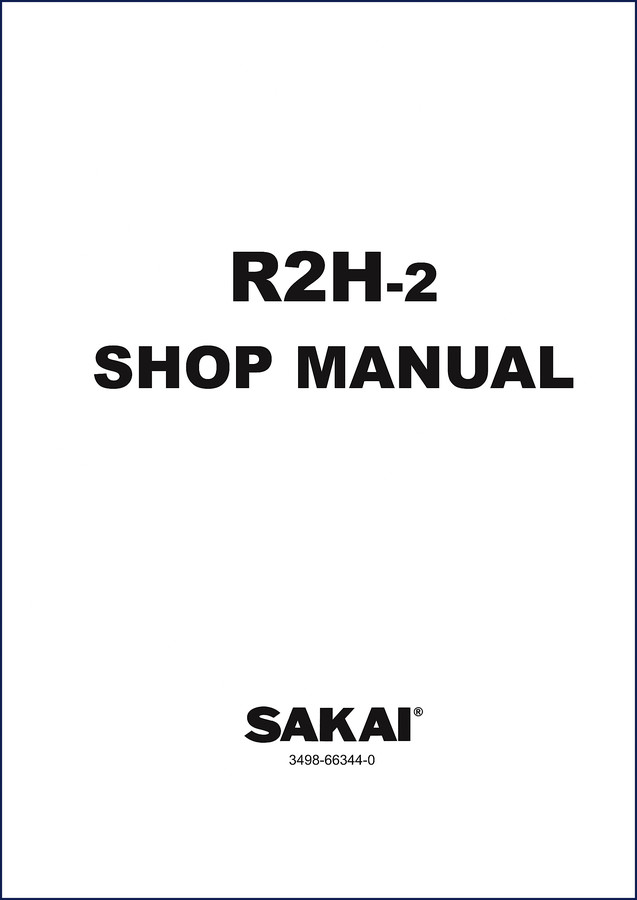sakai r2h, sakai manual