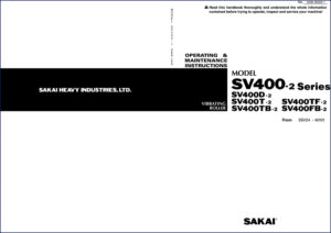 sakai sv400d, sakai manual