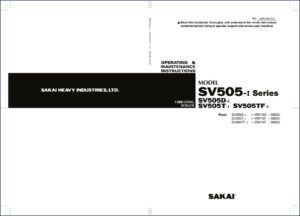 sakai sv505d, sakai manual