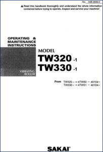 sakai tw320, sakai manual