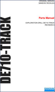 sandvik de710 parts catalog, sandvik parts catalog, sandvik de710