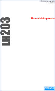 sandvik lh203 2010 operators manual, sandvik manual, sandvik lh203